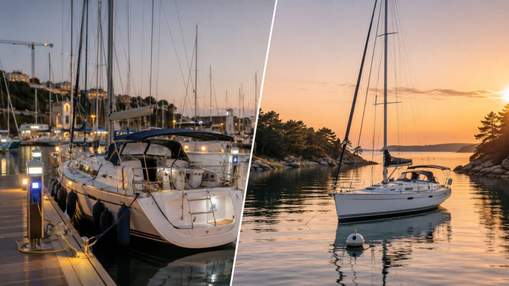Marina Berth vs Swinging Mooring