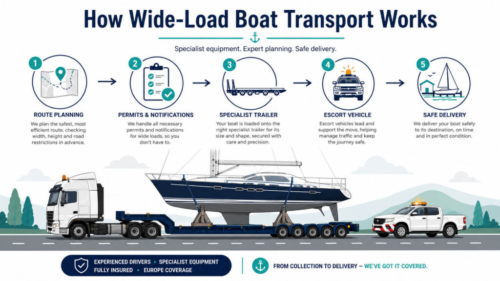 How Wide Load Boat Transport Works
